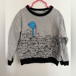 Retro Mr.Men Little Miss X Boleno junior unisex sweater crewneck size 5-6 years